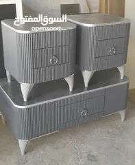  6 طاولات وسط خشب ودهان الون اختياري حسب الطلب تفصيل جميع المقاسات ديكور شاشه جميع المقاسات