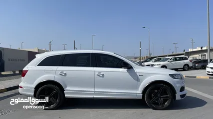  12 Audi Q7, 2014Model, خليجي. 45 TFSI Design quattro (333 HP) V6 Full Option