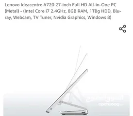  7 Lenovo ideacentre a720