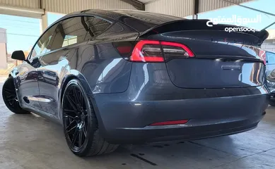  1 Tesla model 3 ديول موتور 2022  فحص كامل  ديول موتور - عداد 32 الف مايل