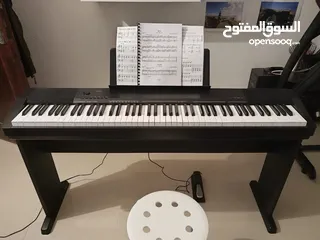  1 Casio Digital Piano CDP-130 \ بيانو كاسيو ديجيتال بحالة ممتازة \ بيانو بأصوات متعددة عالية الجودة