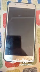  1 جهاز سامسونج J7 prime مع شاشه مكسوره