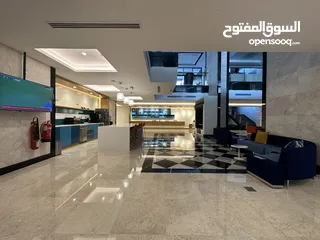  1 4 Desk Office Space in Business Center in Qurum