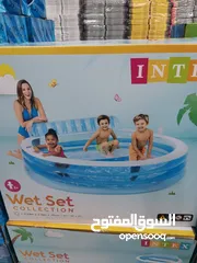  24 بركة سباحة ماركة انتكس نفخ مقاس 260 سم في 175 سم في عمق 56 سم