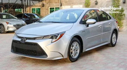  3 تويوتا كارولا هايبرد 2021 بحالة الوكالة Toyota corolla