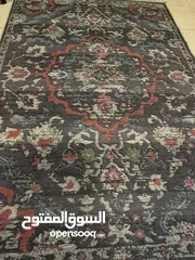  3 سجاده منقوشه خفيفة الوزن مبطنه بجلد محبب مانع للتزحلق مستعمله بحاله جيده