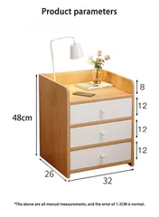  1 كومدينا خشل أنيقة وعملية 3 جوارات ودرج علوي فيه قفل عشان تحفظ أغراضك الخاصة بأمان  تصميم مرتب للبيت