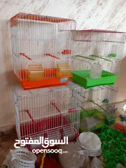  3 مستلزمات  طيور زينه اقفاص ومستلزمات الاقفاص والطيور والتعشيش