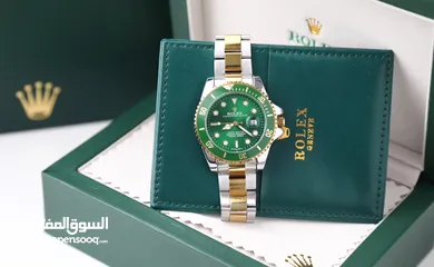  8 ساعات روليكس ستاتي ورجالي متوفرة بعدة بعدة الوان واشكال