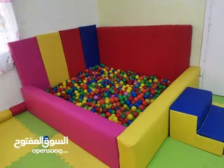  9 بركة طابات مترين في مترين مع 2000 طابة