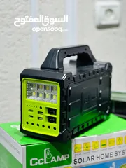  4 جهاز طاقة شمسية متكامل  الحل المثالي للرحلات، البيت، والطوارئ!