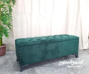  17 بفات الترند صندوق فتح وتسكير لإستخدامات عديدة الجلوس والديكور والتخزين بالحجمين كبير وصغير