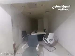  2 مكتب للايجار مساحه كبير ومجهز بالطاولات ومكيف مجانا Ready office for rent with Ac free