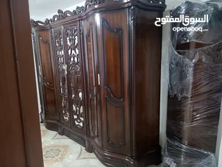  1 غرفة نوم ماستر XL لقطه خشب زان وقشرة بلوط بحالة الوكالة موجوده في السلط