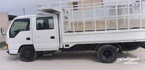  4 بكب اسوزو دبل كبين NKR شصي طويل بسعر حرق ISUZU