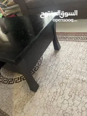  1 طاولة وسط خشب زان