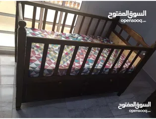  3 سرير اطفال مع مرتبة