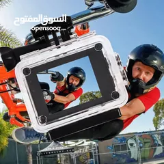  4 كاميرا بتقنية HD مثالية لركوب الدراجات والقيادة والغوص.