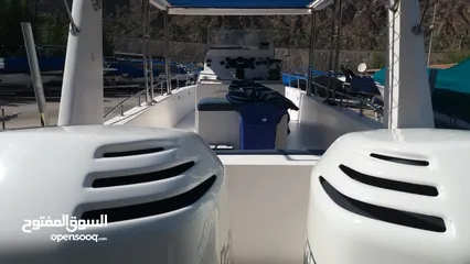  10 قارب 31 قدم للبيع مع العربه Boat 31ft for sale