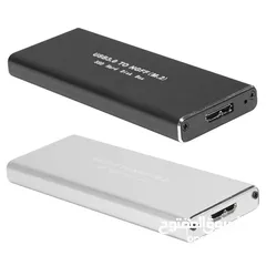  4 SSD HARD DISK BOX EXTERNAL CASE USB 3.0 NGFF(M.2)حافظة هادريسك اسس دي خارجية 