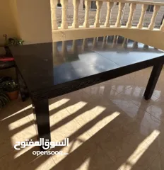  3 طاولة سفرة ثقيلة بحالة ممتارة