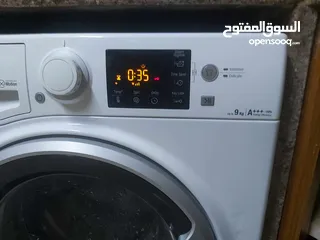  3 اقرا الوصف   غساله اريستون احدث موديل. 9ك فل انفيرتر سوبر سايلانت.