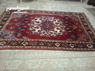  5 Qashghai and Vanda tribe inheritance, A natural woolen antique carpet