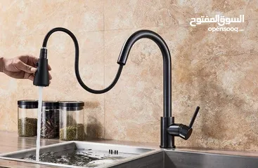  1 حنفية مجلى سحاب بقاعدة نحاس قوية – ديكور وجودة في آن واحد! 3 ألوان عصرية، سهل التركيب، ومتانة تدوم –