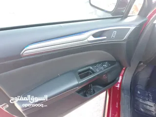  12 بسم الله ما شاء الله   فورد فيوجن 2017 لون خمري مميز للبيع ورقم مميز 7جيد فحص كامل للبيع