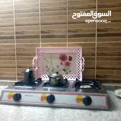  3 وغاز للطبخ