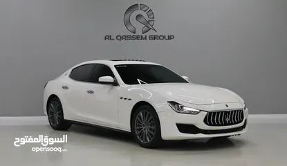  1 Maserati Ghibli Low Mi  Full Option  Warranty Till 2026  Free Registration+Insurance Ref#L1344502
