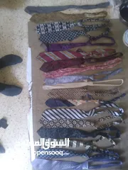  1 ربطات عنق بدلات رجالي الوان وأشكال مختلفه العدد 60 وحده سعر نصف دينار