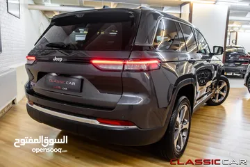 6 Jeep Grand Cherokee 2022 Limited Plug in hybrid 4xe  السيارة بحالة ممتازة جدا و قطعت مسافة 5000 كيلو