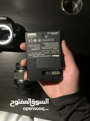  5 كاميرا nikon d3200 مع عدسات اضافيه