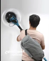  5 العنوان: اجعل جدرانك ناعمة كالحرير بجهد أقل ووقت أسرع!  وصلت الآن ماكينة حف الجدران الاحترافية