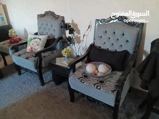  1 طقم كنب خشب زان تفصيل