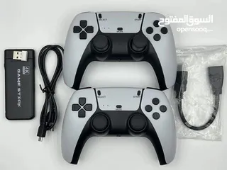 3 وفرنالك جهاز GAME STICK أحدث إصدار، الشبيه بالبلايستيشن 5 مع 15000 خمس عشرة الاف لعبة