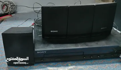  3 SONY HOME THEATRE WITHH 5 SPEAKERS AND 1 WOOFER