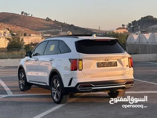  9 كايا سورينتو 2023 فل الفل  فتحة سقف بانوراما  4x4 ///240Hp بنزين + كهرباء  ( Haybrid) 1600cc