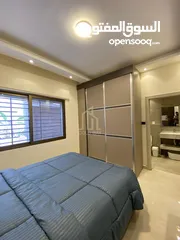  8 شقة شبه أرضية مفروشة للبيع 77م داخلي /77م خارجي في أرقى وأهدى مناطق عبدون  / ref 9523