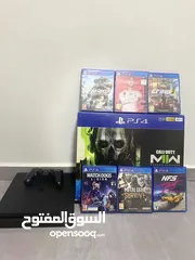  1 بلايستيشن فور سلم شبه جديد