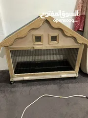  1 Wooden cage for birds