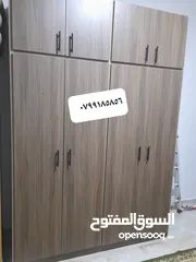  12 خزائن ملابس خشب لامنيت 18م الون حسب الطلب جميع المقاسات كفاله 5سنوات