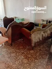  4 طقم كنب مستعم بس نظيف وكثير مشالله