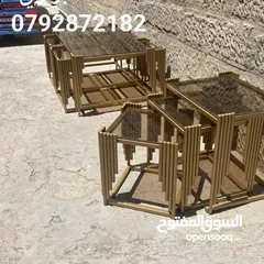  17 طاولات سفرة  طاولات وسط  طاولات سيرفس  مداخل