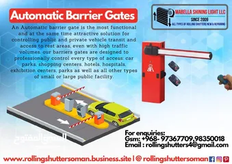  5 Barrier Gates Automatic Supply & Installation