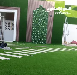  9 السجاد الاخضر الثيل الصناعي تنسيق حدائق الكويت