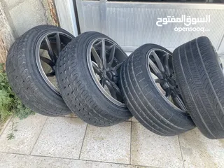  8 طقم جنط  فيزو مع كوشوك وكاله  للبيع