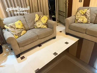  2 طقم كنب مستعمل اشلي