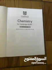  3 كتاب chemistry كيمياء workbook نظام بريطاني  شبه جديد